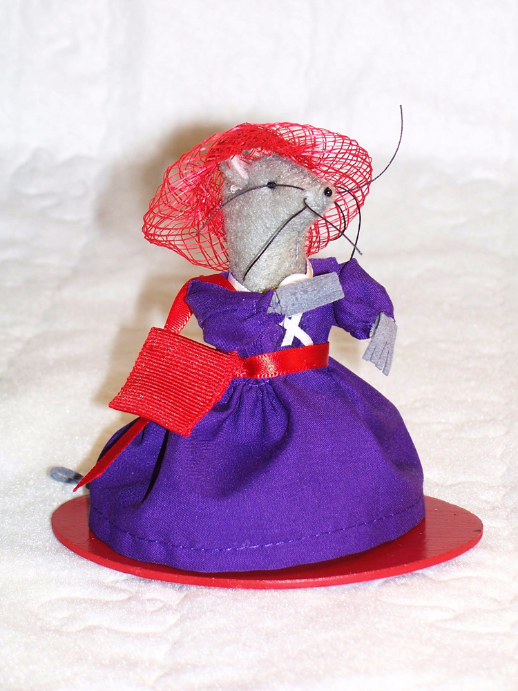 Chruch Mouse Red Hat Lady