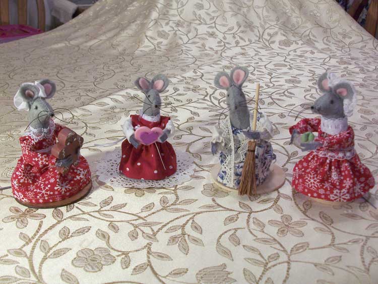 Four Lady Church Mice