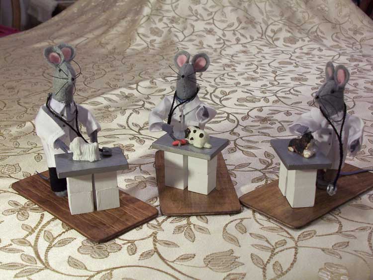 Three Church Mouse Veterinarians