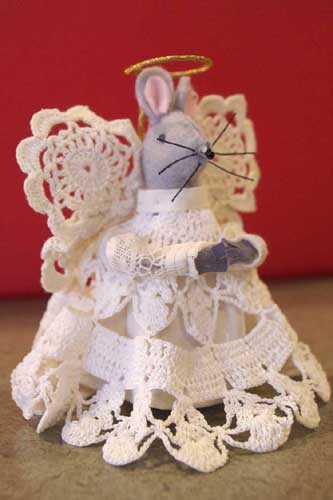 Doily Angel Mouse