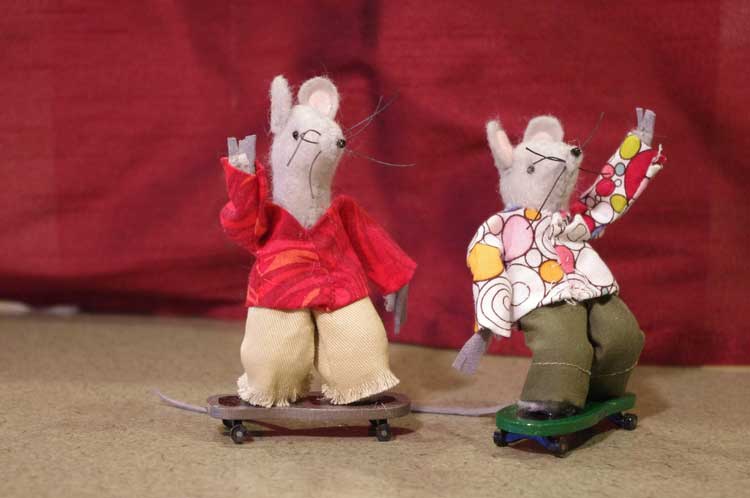 Skateboarding Mice